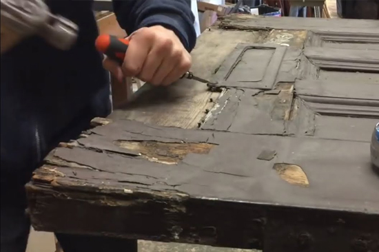 Gravenhurst-wooden-door-repair
